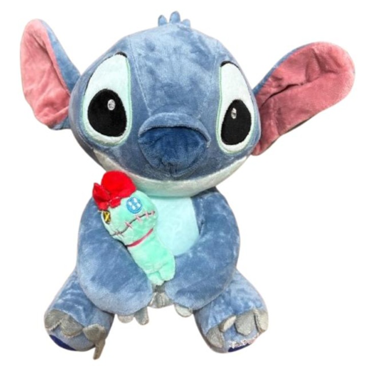 Stitch jucărie de pluș, Lilo & Stitch, albastru, 35cm
