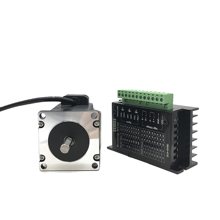 Motor pas cu pas, 3NM Kit, 2 axe, driver TB6600, cuplu ajustabil, control de precizie inalta