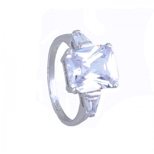 Inel cristale White Big Crystal, 16 mm