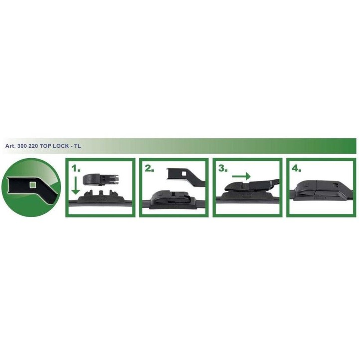 Adaptor Alca pentru stergator parbriz TOP LOCK 2 buc/set