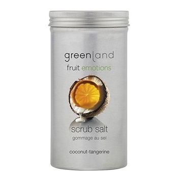 Sare exfolianta, Greenland, de corp cu cocos si mandarine, 400 gr Sare exfolianta, Greenland, de corp cu cocos si mandarine, 400 gr