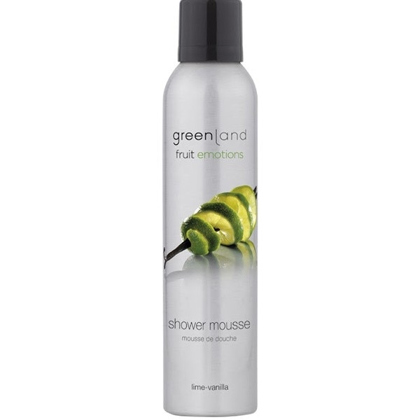 Spuma de dus, Greenland, pentru corp, cu lamaie verde si vanilie, 200 ml