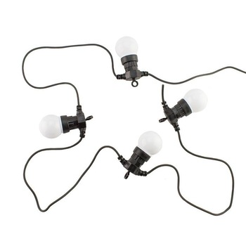 Ghirlanda multicolora cu LED-uri pentru exterior cu 30 globuri si lungime de 14.5 m Ghirlanda multicolora cu LED-uri pentru exterior cu 30 globuri si lungime de 14.5 m