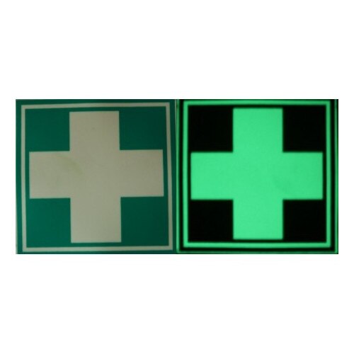 Semn informare fosforescent Punct de Prim Ajutor, ProCart