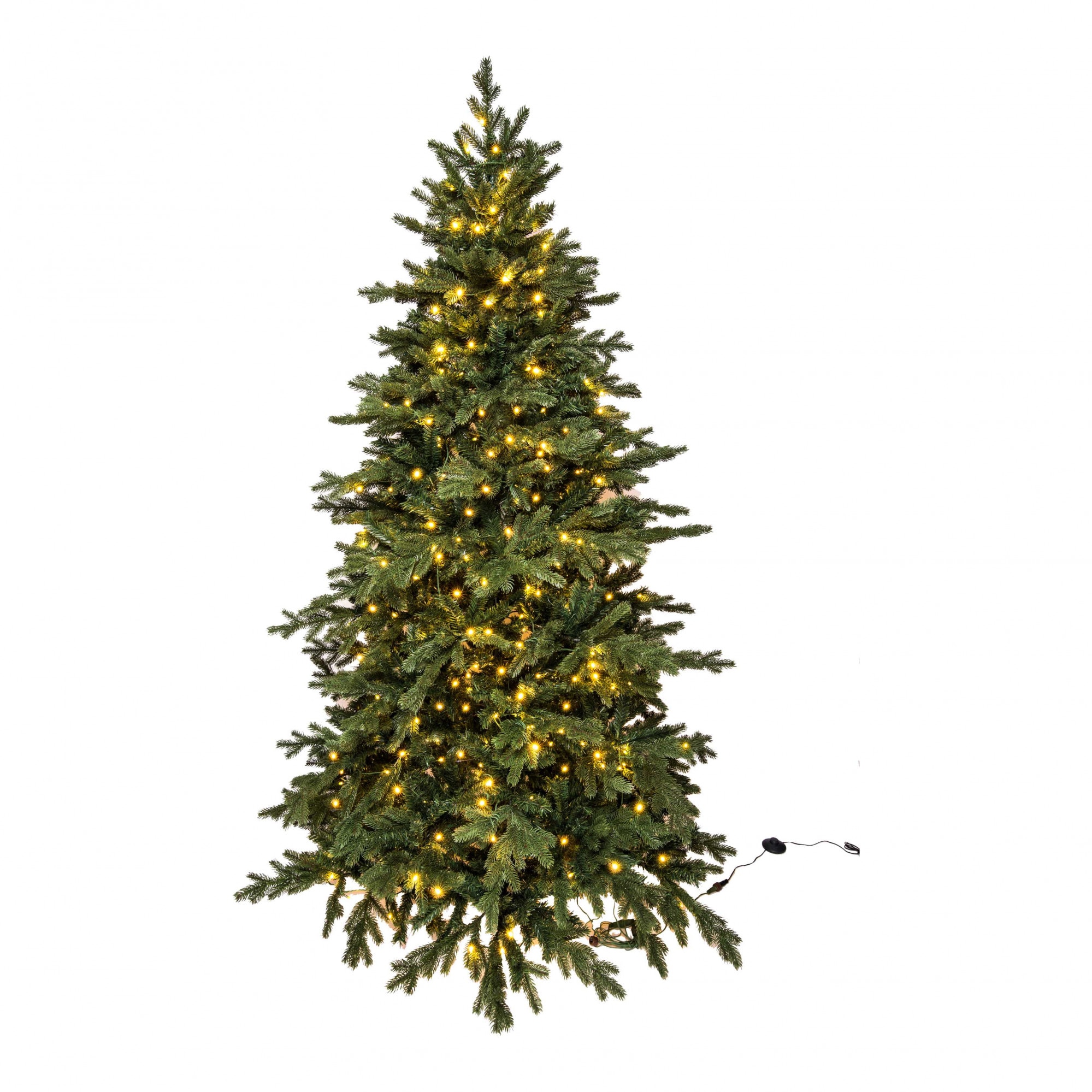 Brad artificial premium cu 450 leduri integrate Spitsbergen LED, Royal Christmas, 210 cm