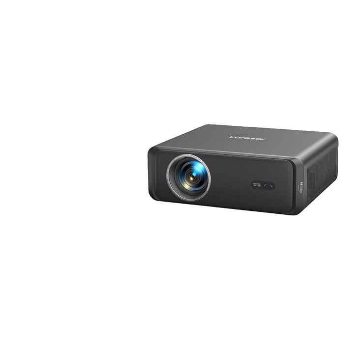 Videoprojektor, 1200 ANSI lumen, natív 1080P felbontás, 23.5x8.5x19.9cm, szett