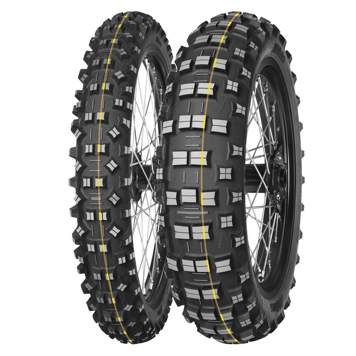 Anvelopa moto MITAS Opona 120/90-18, Terra Force-EF Super 65R TT, galben, DOT 45/2024