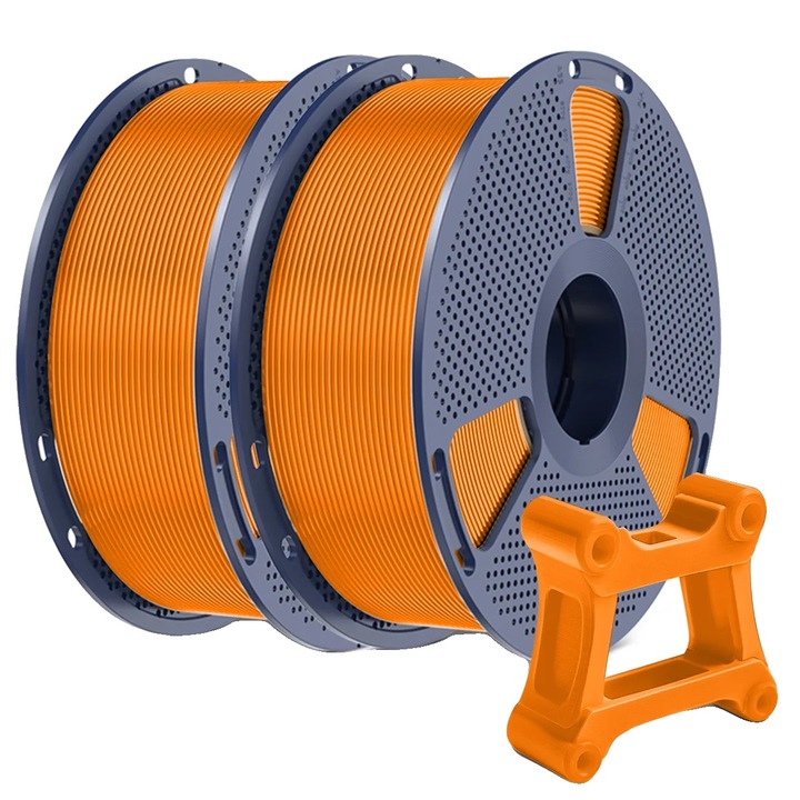 Filament 3D PETG 2kg, narancssárga, nedvességálló, vákuumcsomagolt