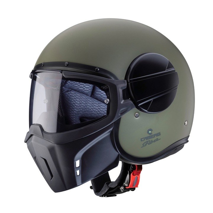 Casca deschisa CABERG model Ghost X, culoare verde militar, marime M