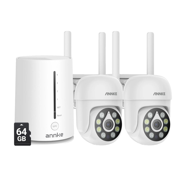 Camera de supraveghere 5MP, nocturna, 64G, 95x95x130mm