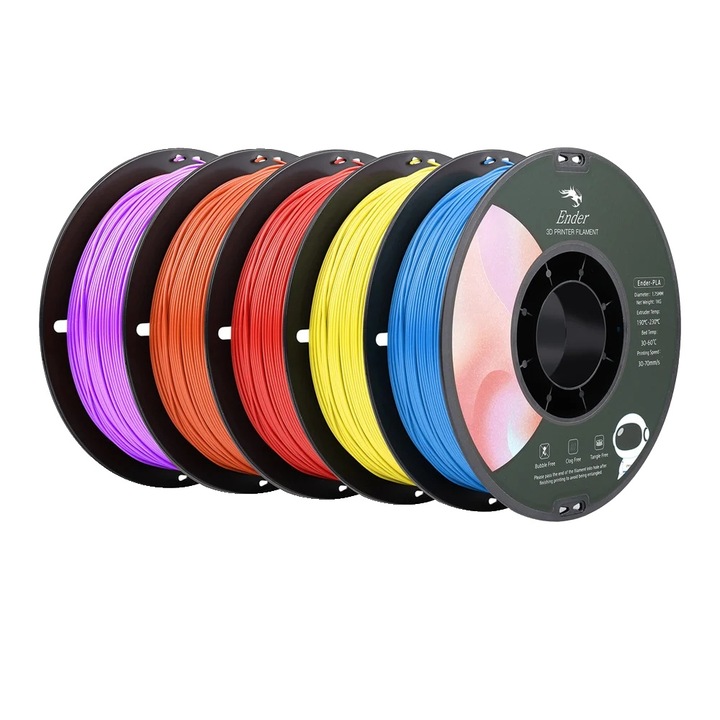 Filament 3D, PLA, 5kg, multicolor, 1.75mm