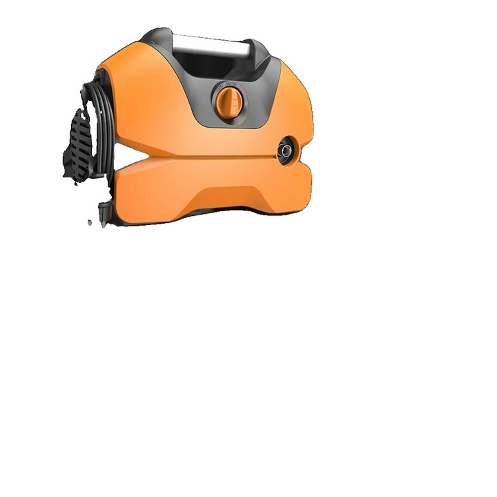 Nagynyomású mosó, hordozható, 1500W, 135 Bar, narancssárga, 350x210x140mm