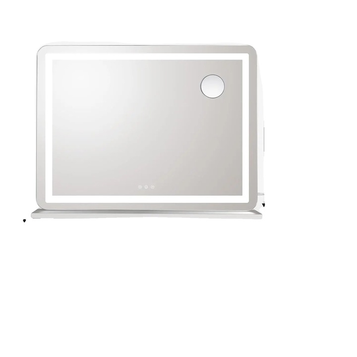 Oglinda cosmetica, iluminare LED, luminozitate ajustabila, 80x60cm