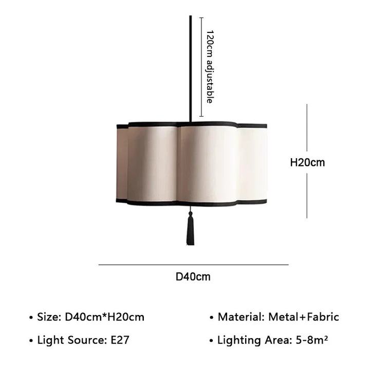 Pendul, design elegant, iluminare versatila, lumina naturala, D40cm