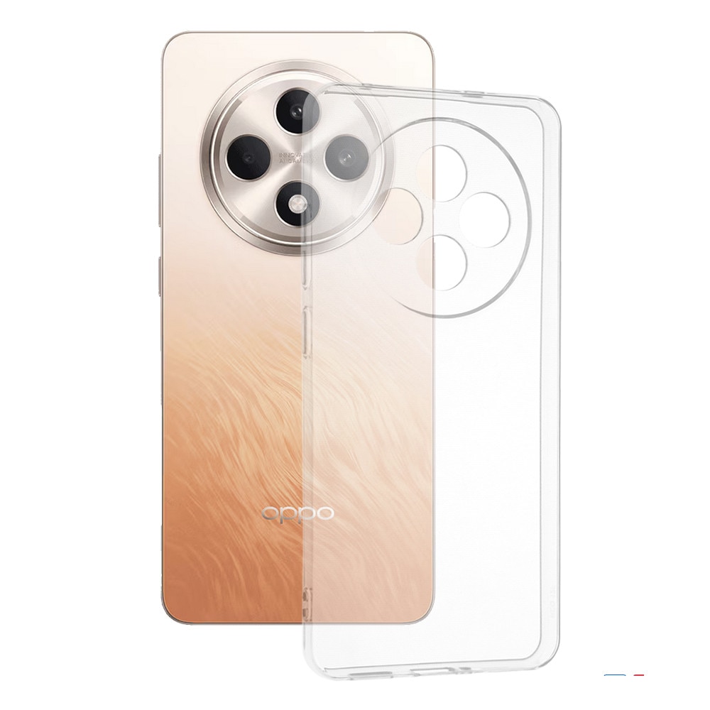 Husa pentru Oppo Reno12 FS 5G / Reno12 FS 4G / Reno12 F 4G / Reno12 F, Techsuit, Clear, Transparenta