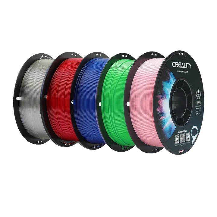 Filament 3D környezetbarát PETG, vegyes színű, 1,75 mm, 5 kg