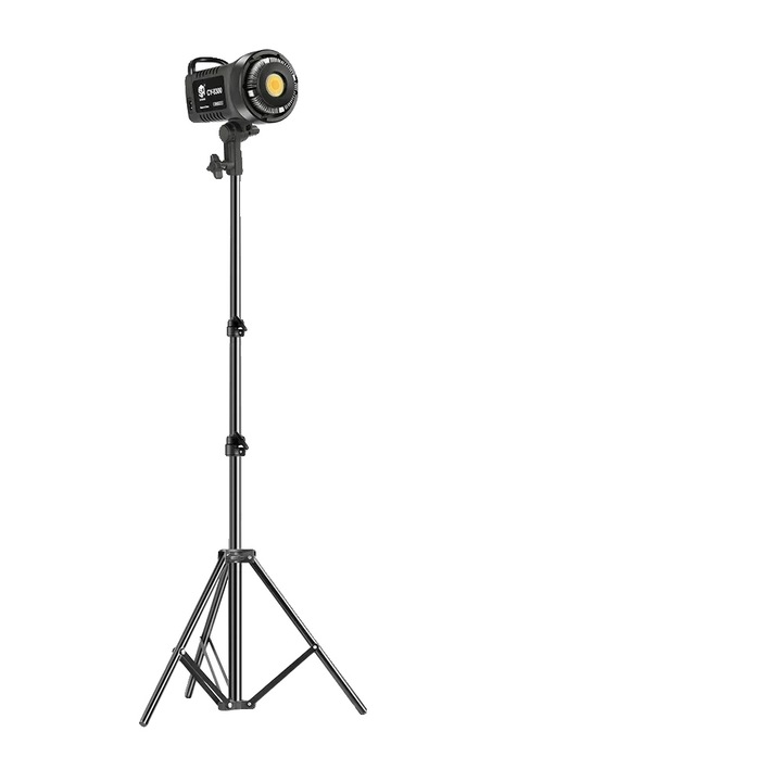 Lumina video LED pentru fotografie, ajustare a luminozitatii, precizie ridicata a culorilor, set complet cu trepied si softbox, 2m