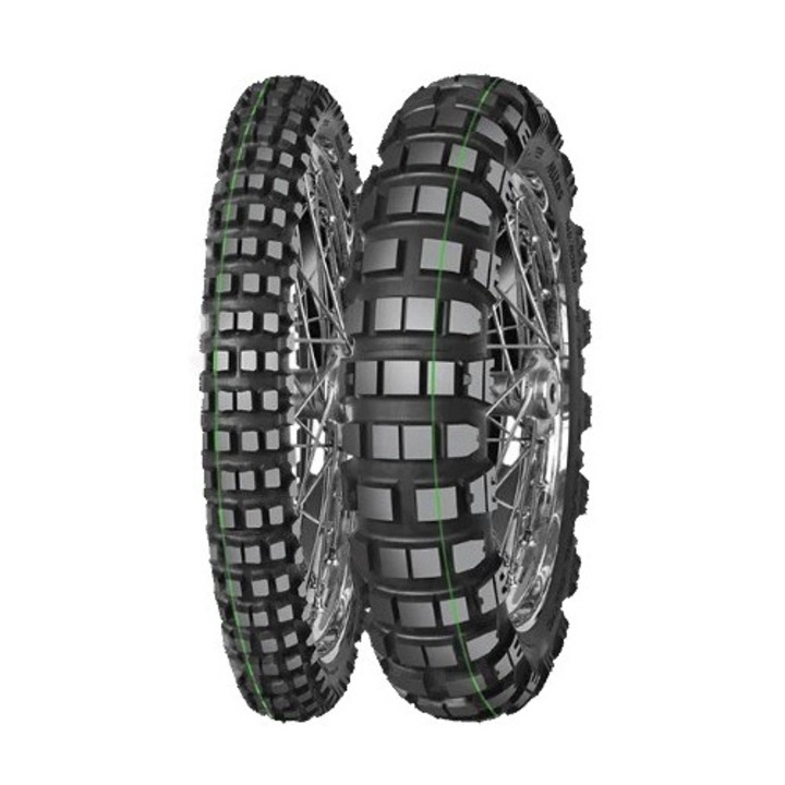 Anvelopa moto MITAS Opona 140/80B18 Enduro Trail-Rally Pro Super Light 70R M+S, verde, 01/2024