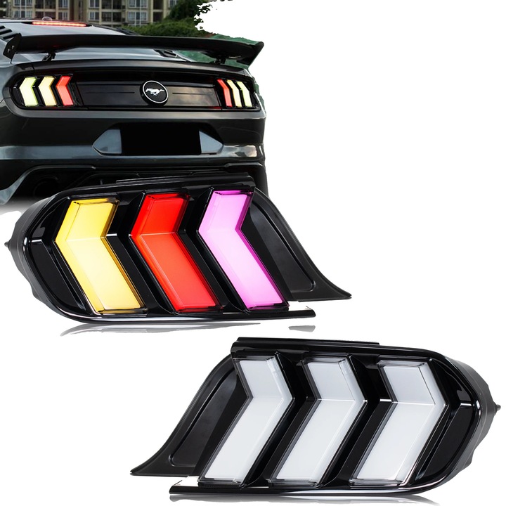 Asamblare Lampa Spate, RGB, 35W, 12V, 3400LM, Plug and Play, pentru modele 2015-2023