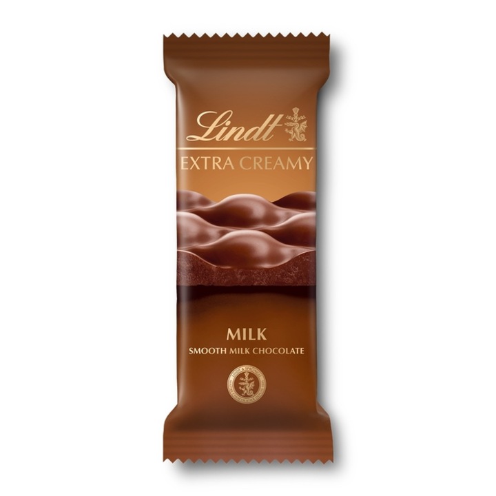 Ciocolata Fina Neagra Lindt Extra Creamy lapte 35gr
