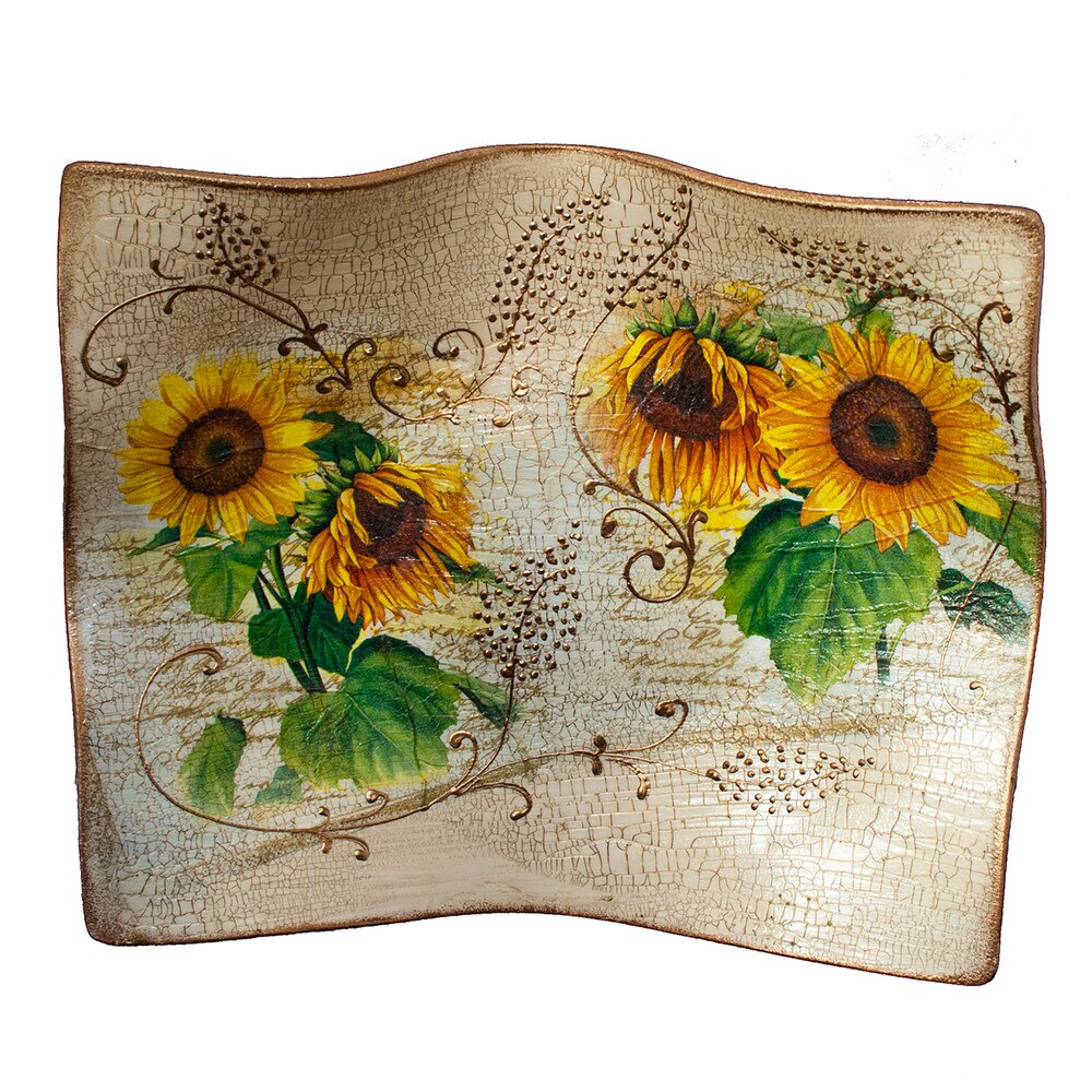 Platou DrRot, Colectia Vintage, Model Sunflower