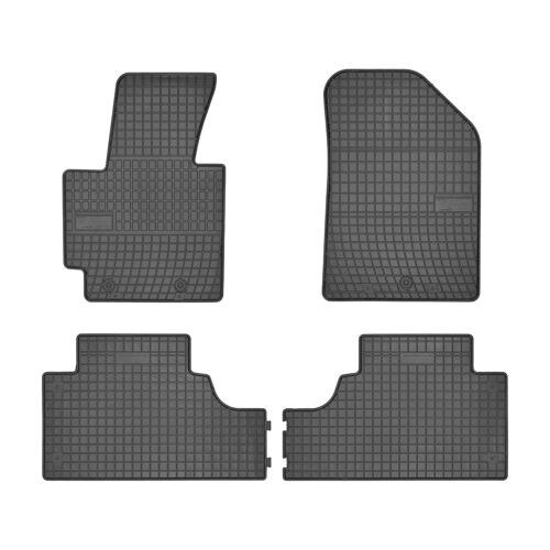 Set covorase auto, Cauciuc, Kia Soul II din 2013, Gri