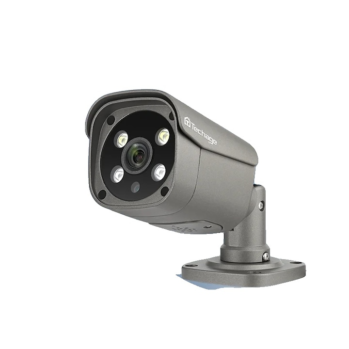 Камера за наблюдение, 5MP, инфрачервено нощно виждане, двупосочно аудио, компактни размери