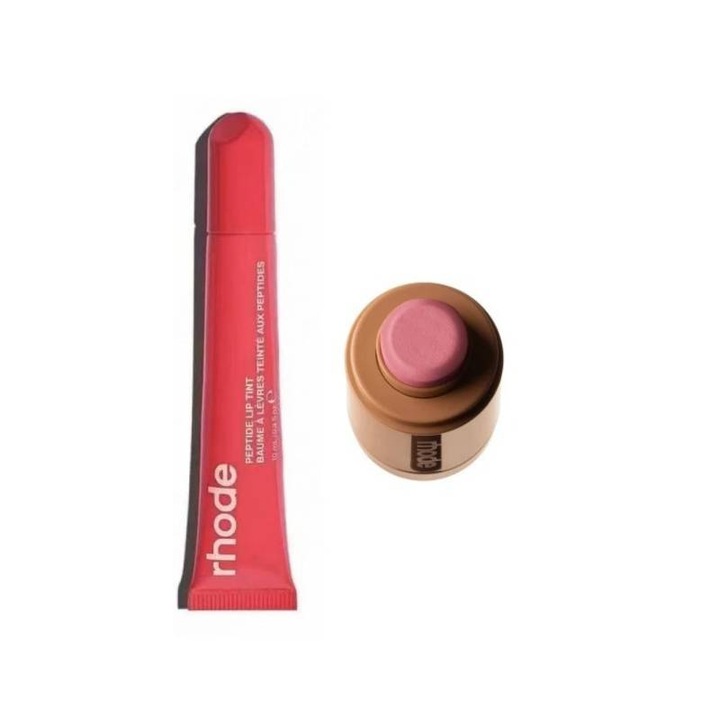 Szájfény és pirosító, Rhode, 5.3g és 10ml, Piggy / Guava