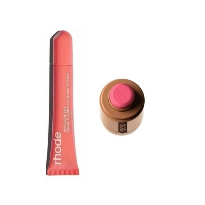 Rúzs és pirosító szett, Rhode, barack, 5.3g és 10ml