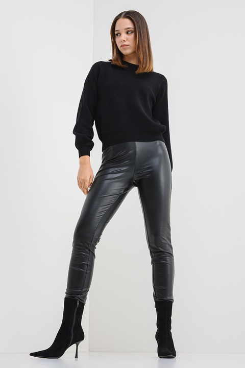 Vero Moda, Pulover cu maneci lunci, Negru