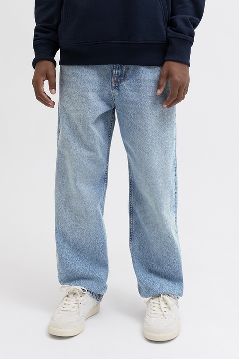 Jack & Jones, Straight fit farmernadrág magas derékrésszel, Pasztellkék