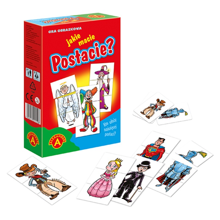 Joc de societate, Aleksander, GRA PLANSZOWA JAKIE MACIE POSTACIE?