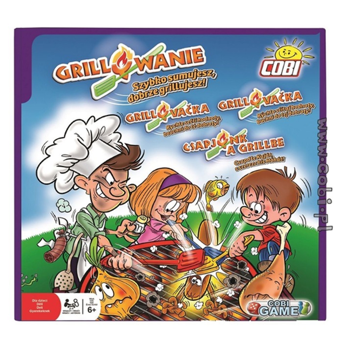 Set joc Cobi, gratar, 4 lopatele, 36 carti, 2-4 jucatori, 6+