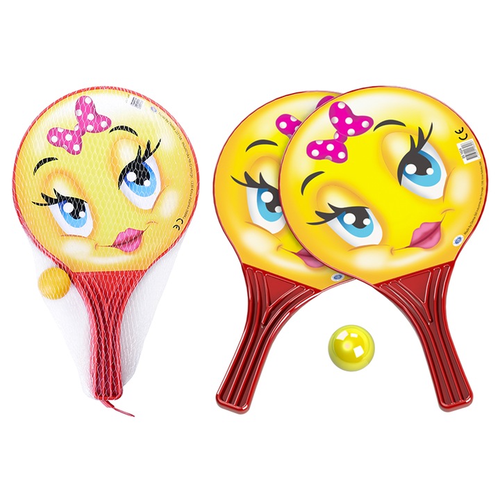 Set rachete tenis Artyk, 2 rachete, culoare rosie, varsta 3+