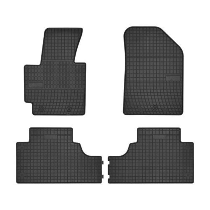 Set covorase Frogum, Cauciuc, Pentru Kia Soul (II) din 2014, Negru