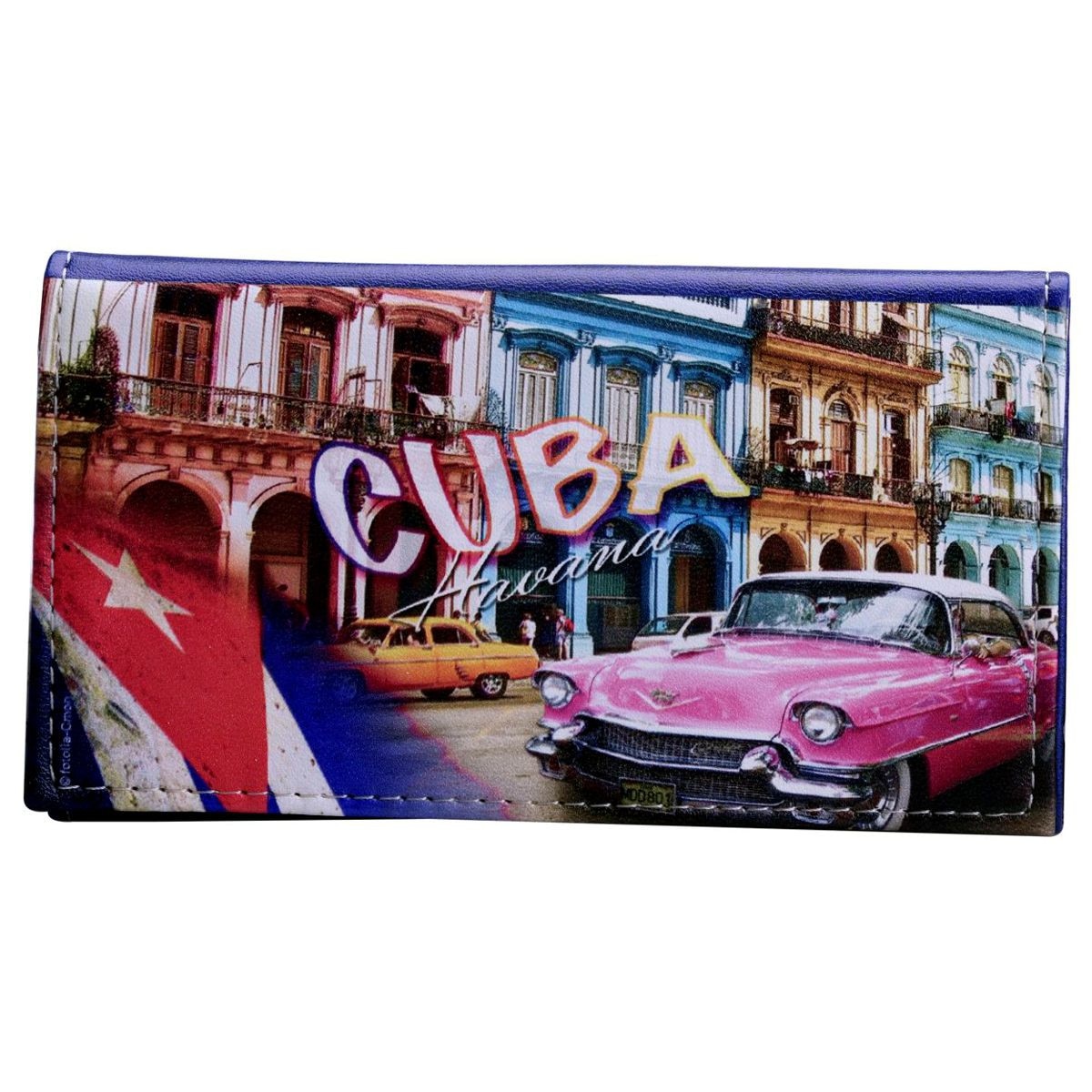 Portofel tutun Champ - Bienvenido a Cuba (Pink Car)