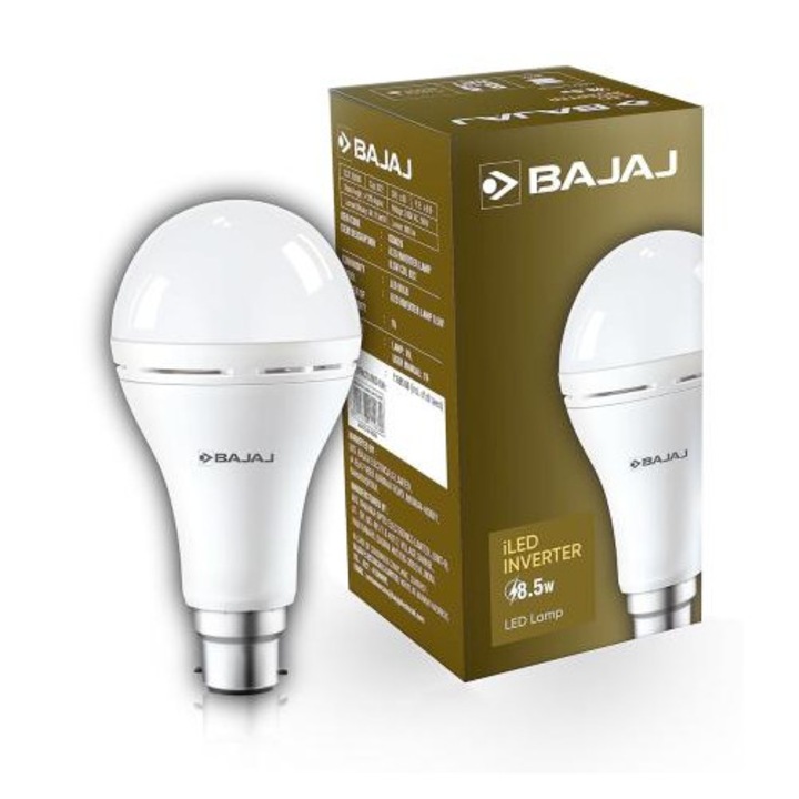 Bec LED, Bajaj, 8.5W, E34, clasic, lumina rece