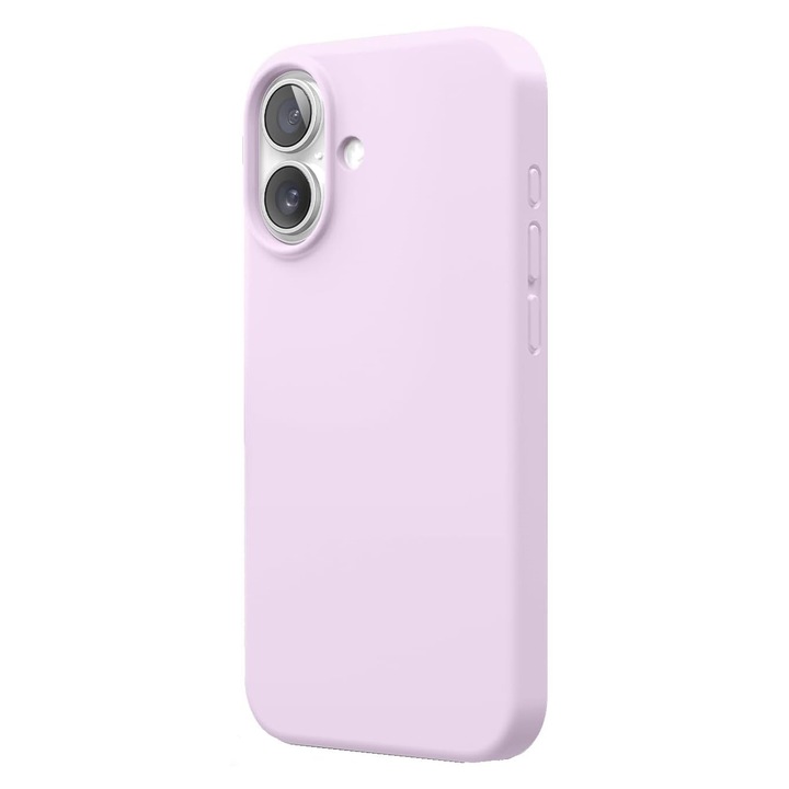 Husa protectie compatibila cu iPhone 17, ultra slim, silicon Mov, interior din microfibra, PlanetPhone