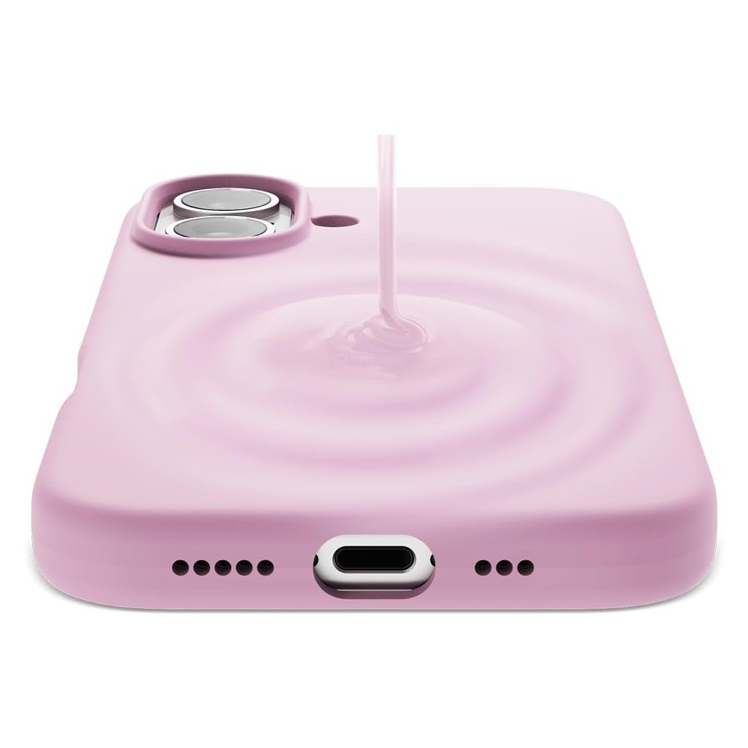 Husa protectie compatibila cu iPhone 17, ultra slim, silicon Mov, interior din microfibra, PlanetPhone