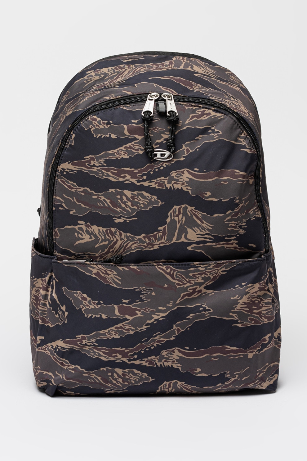 Diesel, Rucsac unisex din material textil, Verde, Maro, Bleumarin