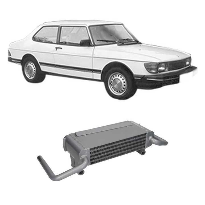 Radiator racire ulei CASE IH 90, Auto, din otel, 4x Stickere auto cu CASE IH