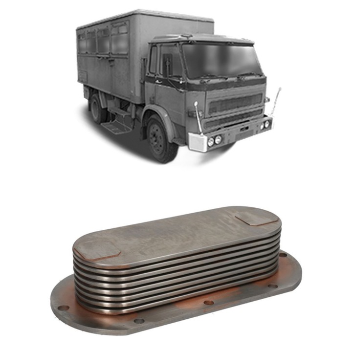 Radiator racire ulei JOHN DEERE 200 din 1966-1968 KW 18 CP 25 CMC 1350, Auto, din aluminiu, 4x Stickere auto cu JOHN DEERE