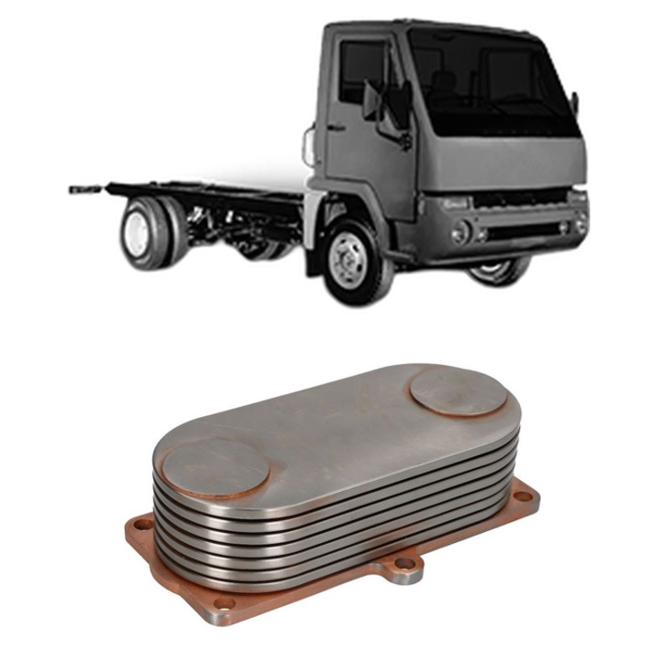 Radiator racire ulei JOHN DEERE 6000, Auto, din aluminiu, 4x Stickere auto cu JOHN DEERE