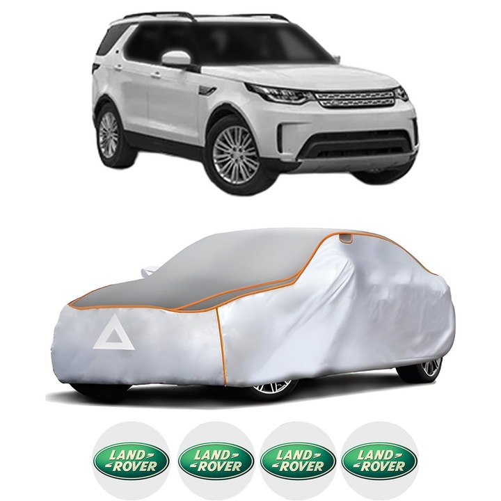 Husa Prelata Antigrindina Auto LAND ROVER DISCOVERY V VAN (L462) din 2016-2018, Protectie auto contra intemperiilor la grindina, Waterproof, 4x Stickere auto LAND ROVER