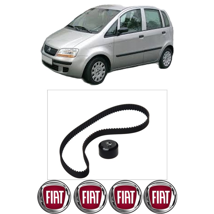 Set kit distributie FIAT IDEA Van (350_) 1.4 (350BXA1A) din 2004-2012 KW 70 CP 95 CMC 1368, Auto, SKF, 4 Stickere auto cu FIAT