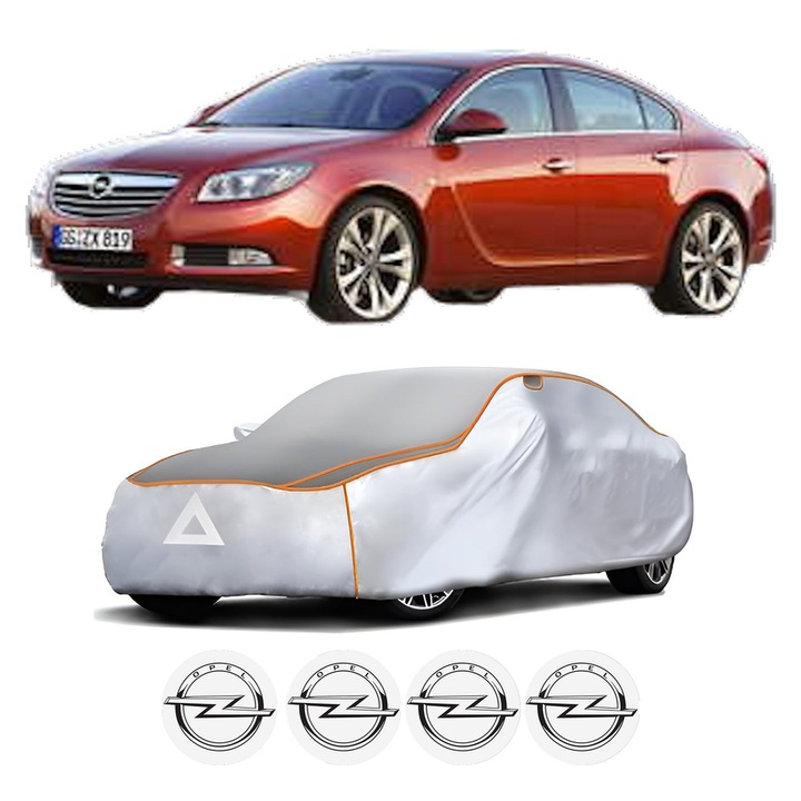 Husa Prelata Antigrindina Auto OPEL INSIGNIA A Saloon (G09) din 2008-2017, Protectie auto contra intemperiilor la grindina, Waterproof, 4x Stickere auto OPEL
