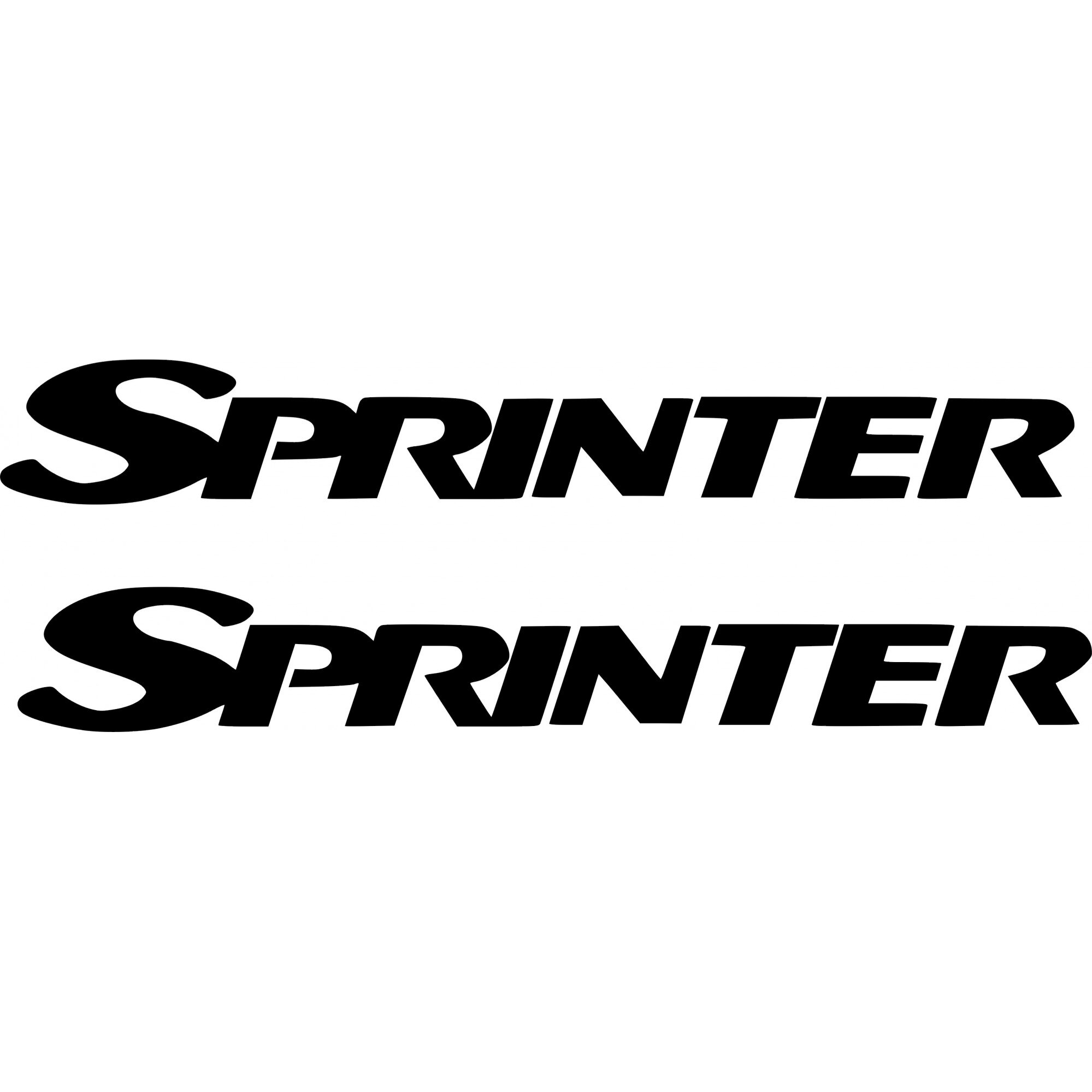 Set Stickere, Mercedes Sprinter, Negru,120 cm, 2 buc