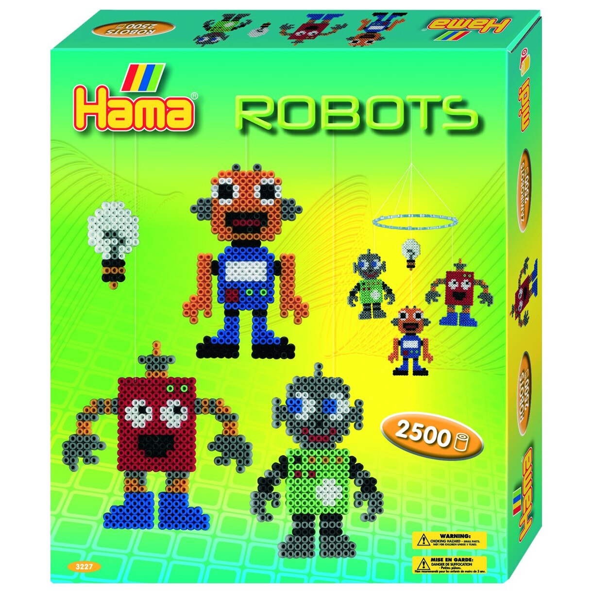 Margele de calcat HAMA MIDI ROBOTI 2500 in cutie