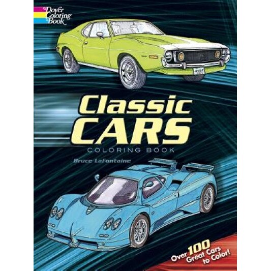 Classic Cars Coloring Book, Bruce LaFontaine