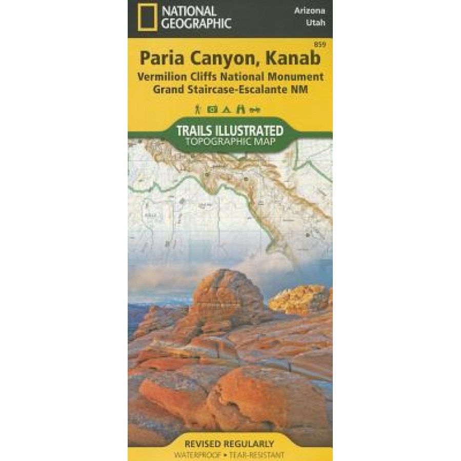 Paria Canyon, Kanab [Vermillion Cliffs National Monument, Grand Staircase-Escalante National Monument], National Geographic Maps - Trails Illust (Author)